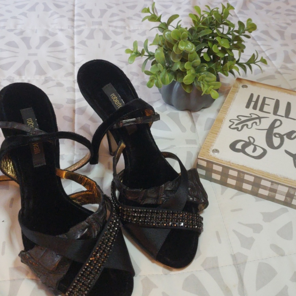 Roberto Cavalli Raso Nero Jungle